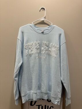 Three Island Georgia Light Blue Crewneck Sweatshirt